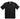 Front View of Black Gildan - Youth Heavy Cotton 100% Cotton T-Shirt. 5000B plain