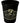 Front View of Black Good Value™ Stadium Cup - 16 oz.
