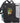 Front View of Black Gridlock Vertical 15" Computer Messenger Bag