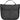Front View of Black Hanging Toiletry Bag plain