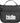 Front View of Black Hanging Toiletry Bag