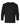 Front View of Black Heavy Cotton™ Youth Long Sleeve T-Shirt - 5400B