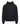 Front View of Black Heavyweight Fleece Hoodie - 9307