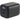 Front View of Black High Sierra 65W USB Wall Charger and Cable Kit plain