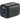 Front View of Black High Sierra 65W USB Wall Charger and Cable Kit plain