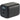 Front View of Black High Sierra 65W USB Wall Charger and Cable Kit plain
