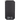 Front View of Black High Sierra® IPX 5 Solar Fast Wireless Power Bank plain