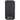 Front View of Black High Sierra® IPX 5 Solar Fast Wireless Power Bank plain