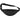 Front View of Black Hipster Deluxe Fanny Pack plain