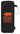 Front View of Black Koozie® Collapsible Bottle Cooler