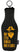 Front View of Black Koozie® Neoprene Zip-Up Bottle Cooler