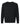 Front View of Black Laguna Raglan Crewneck Sweatshirt - 9000