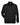 Front View of Black Men's Bristol Full-Zip Sweater Fleece Jacket - DG793