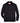 Front View of Black Men's Campus Microfleece Jacket - TT90