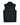 Front View of Black Men's Cruise Two-Layer Fleece Bonded Soft Shell Vest - CE701
