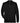 Front View of Black Men's Easy Blend™ Long Sleeve Polo - M265L