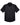 Front View of Black Men's Optimum Short Sleeve Twill Dress Shirt - 88194