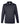 Front View of Black Men's Zone Performance Long Sleeve Polo - TT51L