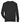 Front View of Black Men's Zone Performance Long Sleeve T-Shirt - TT11L