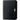 Front View of Black New Yorker Padfolio plain