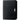 Front View of Black New Yorker Padfolio plain