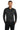 Front View of Black Port Authority Silk Touch Performance Long Sleeve Polo. K540LS plain