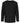 Front View of Black Pro-Lock Youth Performance Long Sleeve T-Shirt - 48400Y