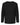 Front View of Black Pro-Lock Youth Performance Long Sleeve T-Shirt - 48400Y