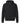 Front View of Black ReFlex Fleece Full-Zip Hoodie - RF497