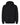 Front View of Black ReFlex Fleece Hoodie - RF498