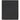 Front View of Black Ribbed Fleece Blanket plain