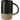 Front View of Black RockHill Ceramic Mug 17oz plain