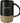 Front View of Black RockHill Ceramic Mug 17oz
