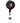 Front View of Black Round Badge Holder