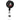Front View of Black Round Badge Holder