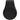 Front View of Black Silicone Hat Clip w/ Ball Marker plain