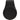 Front View of Black Silicone Hat Clip w/ Ball Marker plain