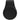 Front View of Black Silicone Hat Clip w/ Ball Marker plain