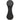 Front View of Black Silicone Hat Clip w/ Ball Marker plain