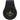 Front View of Black Silicone Hat Clip w/ Ball Marker