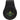 Front View of Black Silicone Hat Clip w/ Ball Marker