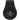 Front View of Black Silicone Hat Clip w/ Ball Marker
