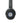 Front View of Black Skullcandy Riff 2 Bluetooth Headphones