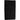 Front View of Black Superior Weight Colored Beach Towel plain