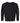 Front View of Black Toddler Fleece Crewneck Sweatshirt - 3317
