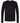 Front View of Black Triblend Long Sleeve T-Shirt - 6071