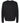 Front View of Black Unisex Crewneck Fleece - 3340