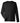 Front View of Black Unisex Fusion ChromaSoft™ Performance Long Sleeve T-Shirt - CE111L