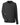 Front View of Black Unisex JAQ Stretch Performance Hooded Long Sleeve T-Shirt - NE105