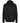 Front View of Black Unisex Pullover Hoodie - 3320